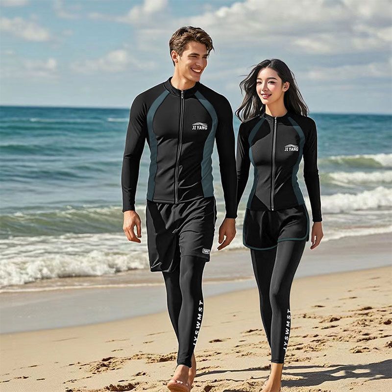 Unisex kleding Ademend Casual badpak Duikpak Surfpak Duikpak Kwallenpak Snel drogend Zonnebrandcrème Lange mouwen Broek Snorkelen_voghion.com