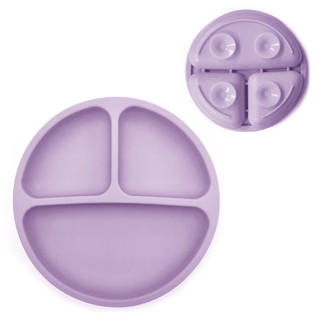 Baby Safe Saugnapf Silikon Essteller Solide Niedlichen Cartoon Kinder Geschirr Saugnapf Kleinkind Training Geschirr Kinder Futternäpfe_voghion.com