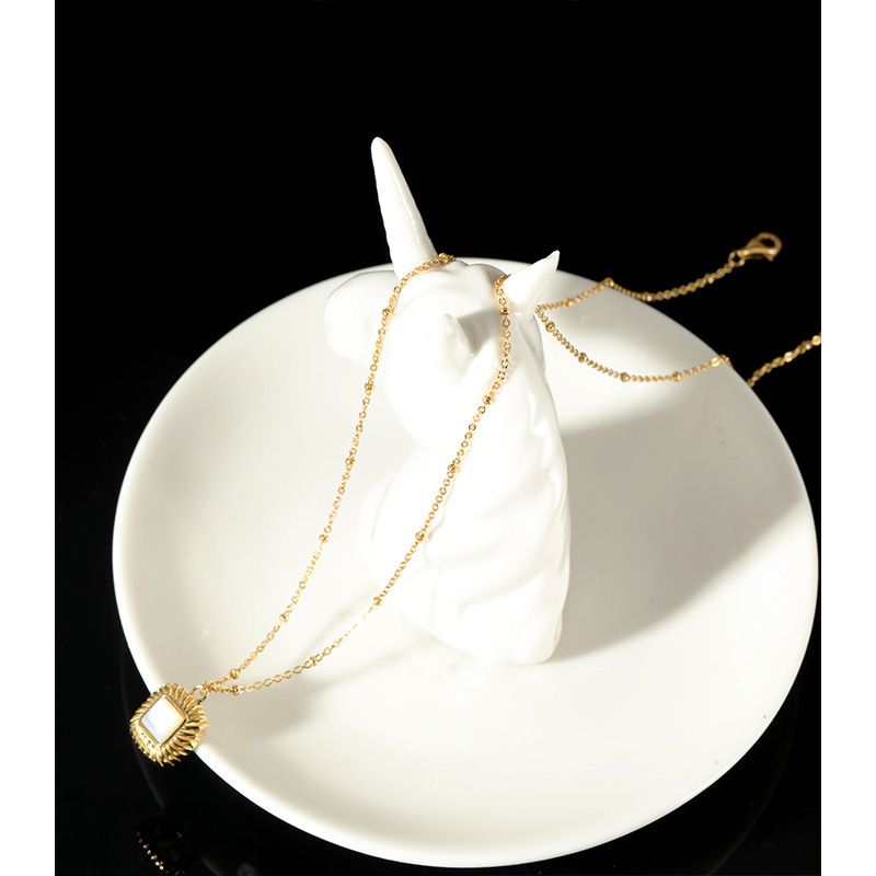 Collana in argento sterling madre femmina conchiglia zucchero autunno e inverno maglione catena alto senso nicchia ins temperamento gioielli accessori_voghion.com