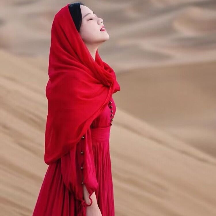 Sciarpa da spiaggia in seta da donna, in lino e cotone, con protezione solare, scialle, per il viaggio in Egitto a Dubai_voghion.com