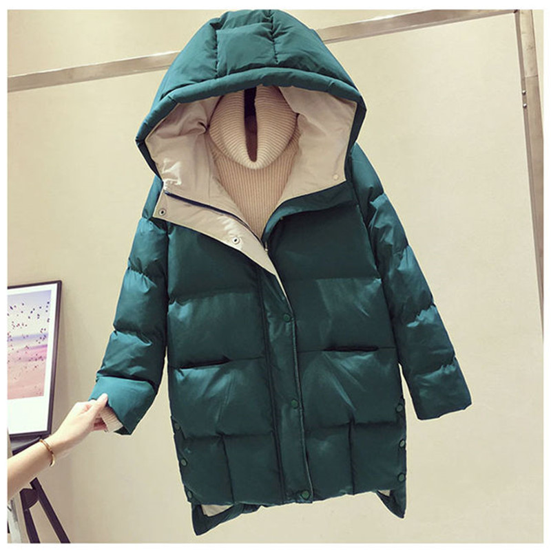 Winte-Chaqueta larga con capucha para mujer, abrigo acolchado de algodón para mujer, abrigo femenino de alta calidad Wam Outwea, Paka Manteau 2023_voghion.com