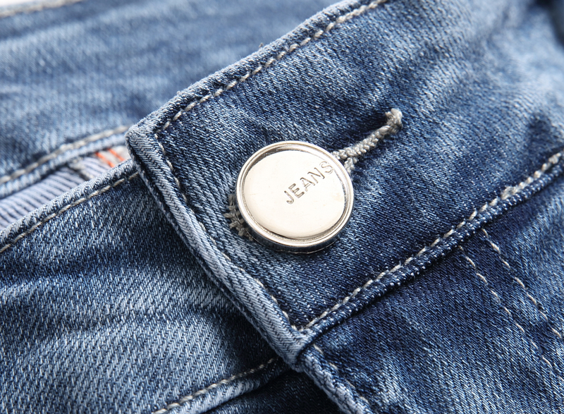 Slim-Stretch-Pixiu-Jeans für Herren mit fünf Punkten_voghion.com