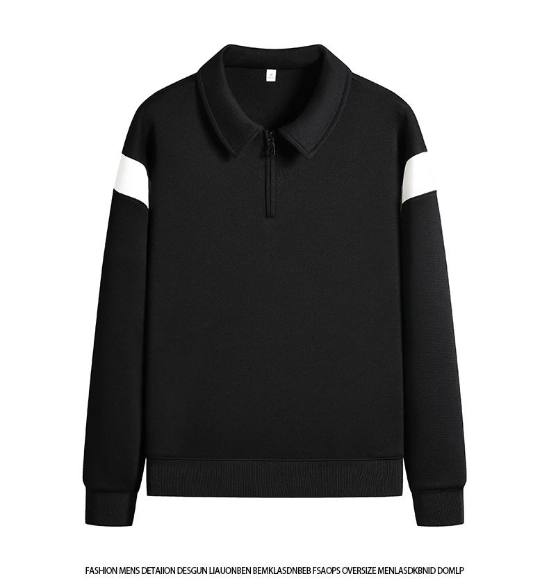 Conjunto deportivo para hombre: camiseta de manga larga y pantalón jogger de moda para otoño e invierno, mezcla de algodón ligero, negro, gris, caqui y beige, tallas S-XXXL._voghion.com