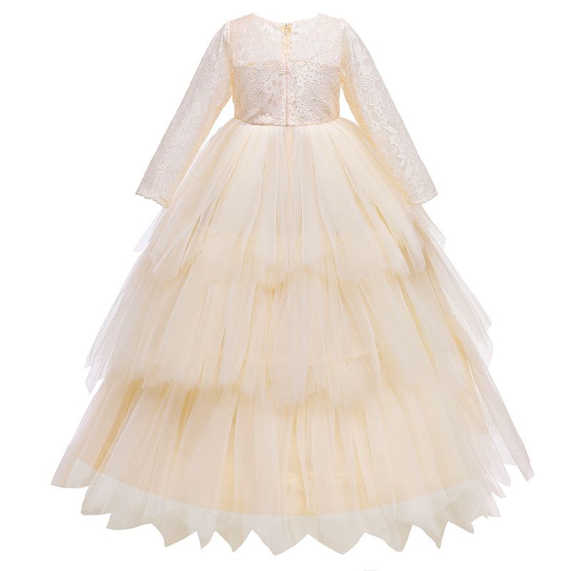Kinderkleidung Kinder Abendkleid Geburtstag Prinzessin Klavierauftritt Mädchen Kostüm kleine Gastgeberin Blumenmädchen Hochzeitskleid Laufsteg_voghion.com