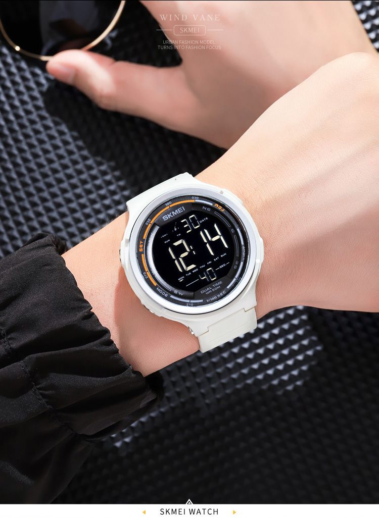 SKMEI 1841 Digitale Uhr Für Männer Sport Wasserdichte LED Display Countdown Armbanduhren Herren Wecker Military Reloj Hombre 1894_voghion.com