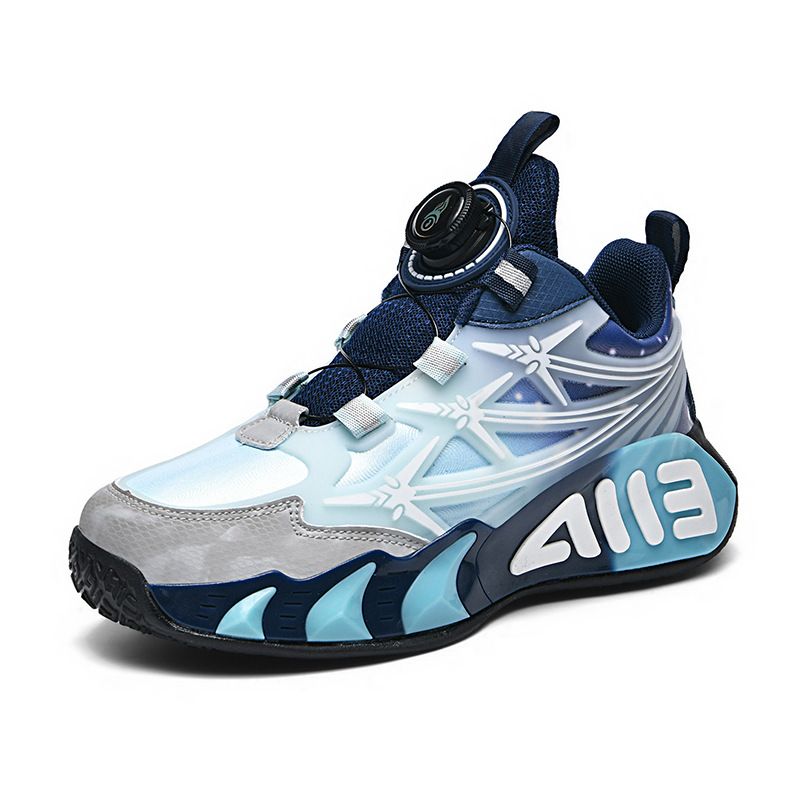 -Lightweight Synthetic Leather, Children's New Spring And Autumn Leather Anti Slip Sports Basketball Shoes, Men's Shoes_voghion.com