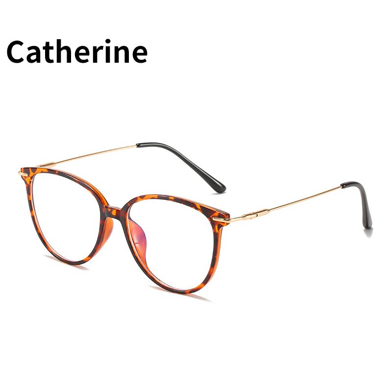 Blue Light Blocking Full Round Non-Prescription Radiation Protection Unisex Fashion Frame Glasses Spring_voghion.com