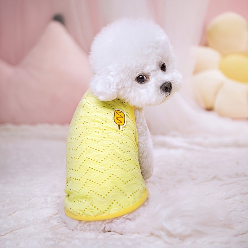 Dünne, süße Hundeweste für Hunde, atmungsaktive Chihuahua-Kleidung für Welpen, Katzenweste, Haustierbedarf von PawParty Store_voghion.com