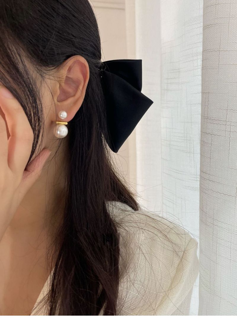 Versione coreana del temperamento di Dongdaemun, perle di nicchia, donne eleganti e alla moda, orecchini francesi di alta gamma, orecchini_voghion.com