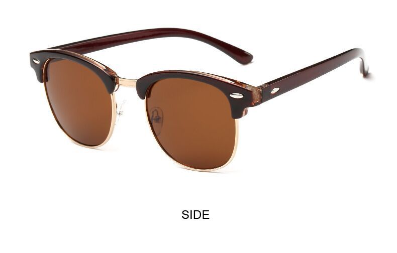 Vintage Polarisierte Sonnenbrille Frau Marke Designer Retro Weiblich Fahren Sonnenbrille Mode Halbrandlose Reise Oculos De_voghion.com