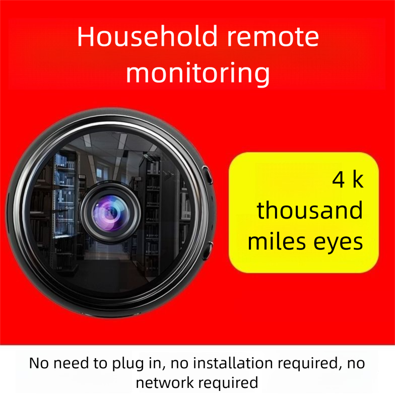 Home Surveillance Ultra-Clear Wireless WiFi Camera No Power Needed Mobile Remote HD Night Vision Auto Recording Playback_voghion.com