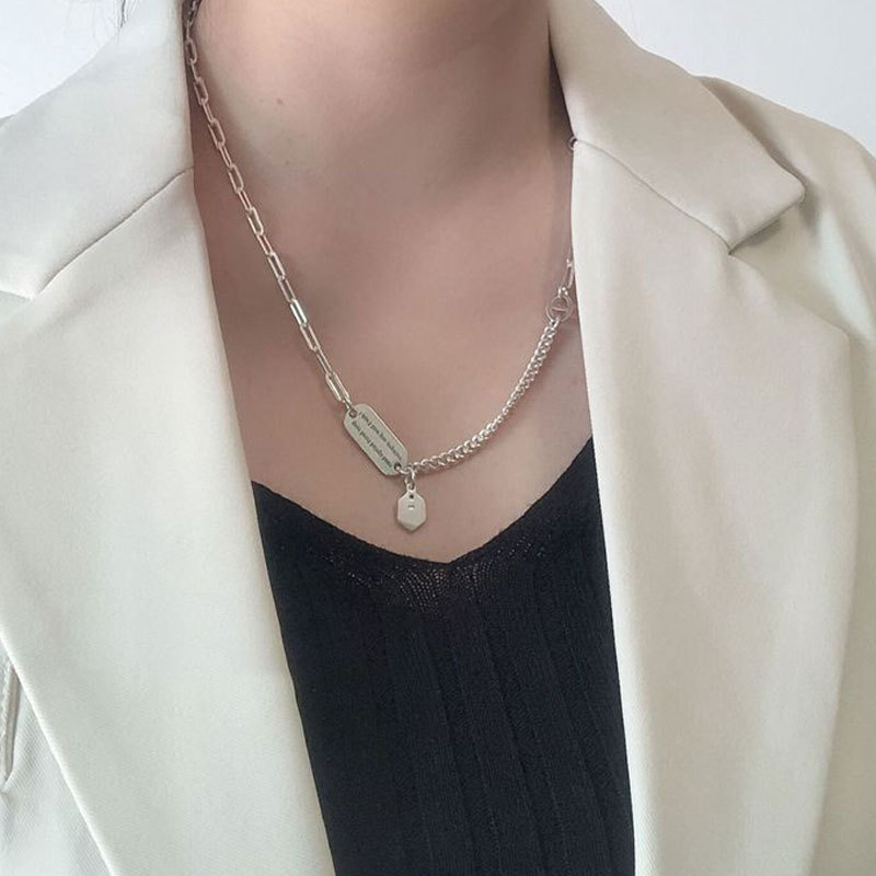 Sterling VENUS Sier Letter Brand Pendant Necklace For Women Trendy Party Jewelry 2021 New Dropshipping_voghion.com