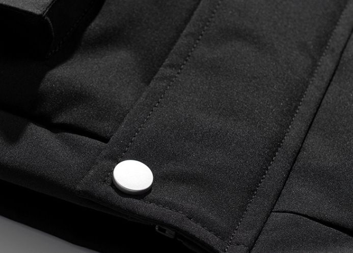 Giacca da uomo e da donna con logo rotondo trapuntato e spesso, antivento e antifreddo, per esterni, calda giacca imbottita in cotone_voghion.com