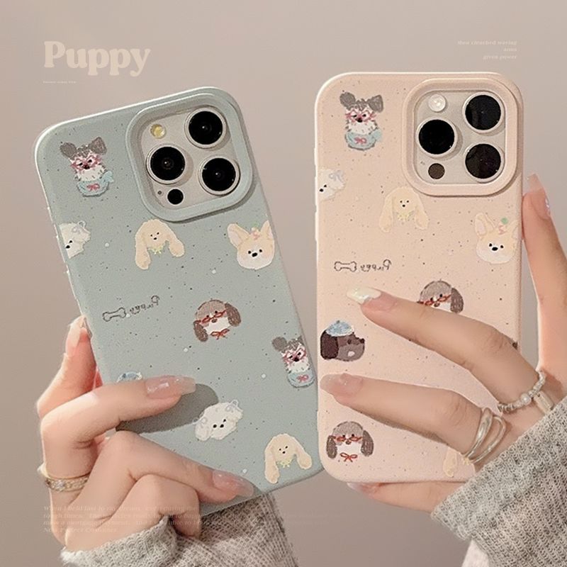Unbeatable Quality Puppy Mobile Phone Shell For IPhone Creative Liquid Silicone Cartoon_voghion.com