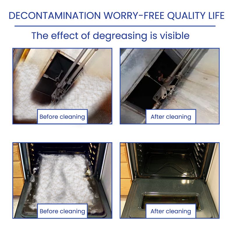 Detergente schiumogeno per cucina, smacchiatore per macchie di olio dalla cappa della stufa, detergente schiumogeno per macchie di olio pesante_voghion.com