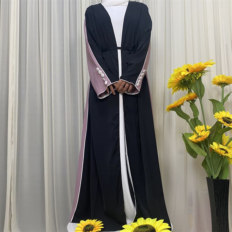 Türk Elbiseleri Kadın Mont Fas Kaftan Partisi Abaya Bangladeş Kaftan Müslüman Üstleri İslami Giyim Ramazan Dubai Büyük Beden_voghion.com