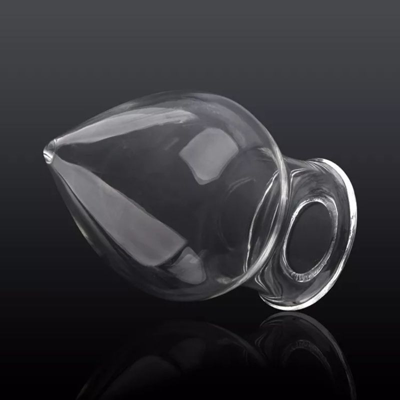 Plug grande da 73 mm, dilatatore in vetro cavo, plug anale, stimolatore per uomo_voghion.com