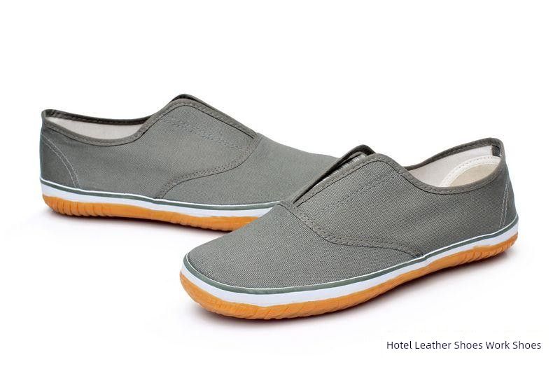 Slip-on Rubber Sole Elastic Mouth Canvas Shoes_voghion.com