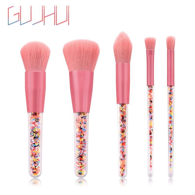5 pennelli per trucco caramelle, pennello per cipria, pennello per fiamma, set di strumenti di bellezza_voghion.com