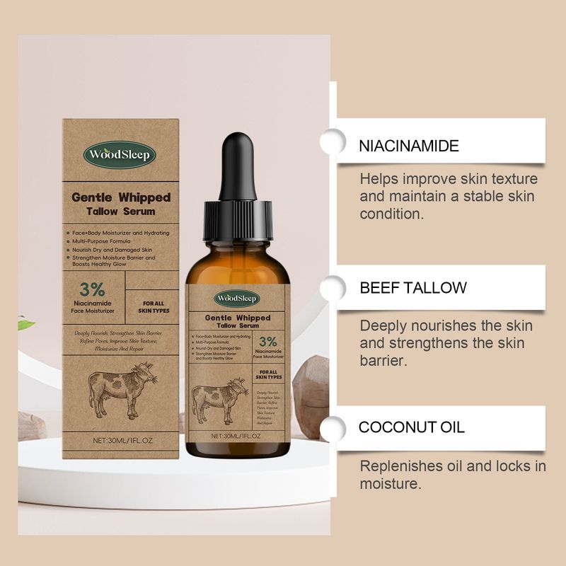 WOODSLEEP Beef Fat Hydrating Nourishing Facial Skin Delicate And Smooth Daily Care Essence_voghion.com