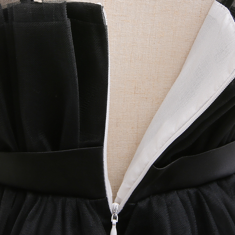 Baby clothes Girls' dress Sleeveless children's holiday Show dress Birthday party Pompadour Princess dress_voghion.com