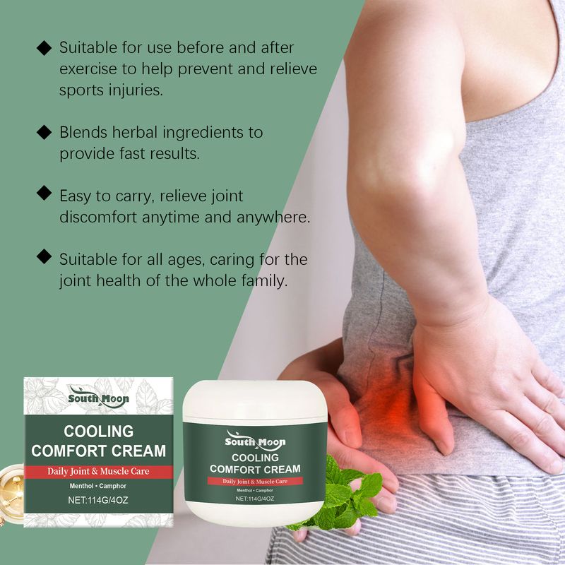 SOUTH MOON Joint Soothing łagodzi dyskomfort kolan Stosowanie zewnętrzne Stosować w masażu Krem do codziennej pielęgnacji_voghion.com