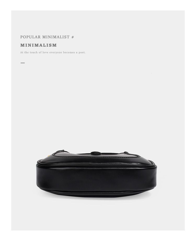 Ženske torbe Retro Horsebit Mini francoska torba za pod pazduho Ženska pomlad in poletje Nova teksturirana nišna torba za čez ramo_voghion.com