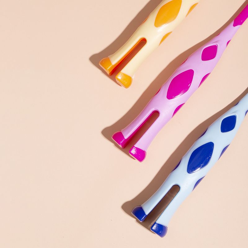 Cepillo de dientes de ciervo de dibujos animados para niños con pelo fino, de 2 a 3 a 5 años, ultrafino y súper suave, linda cabecita para bebé_voghion.com