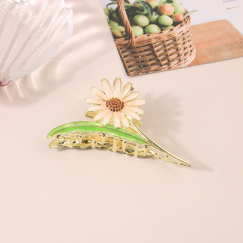 Guanyang clip in metallo di alta qualità grande forcina a tulipano femminile coreano in elegante copricapo accessori per capelli clip di squalo_voghion.com