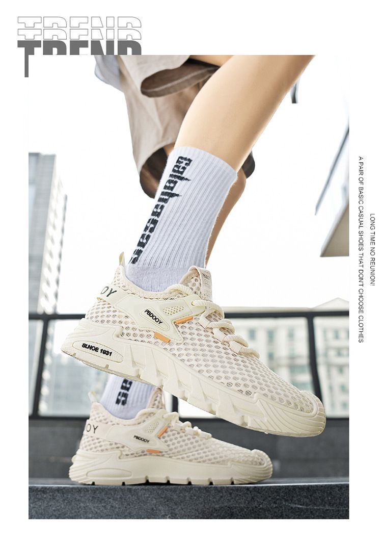 Scarpe da uomo in cocco, scarpe in rete intrecciata Fly, scarpe sportive da uomo per esterni, scarpe casual da corsa ad asciugatura rapida con suola morbida_voghion.com