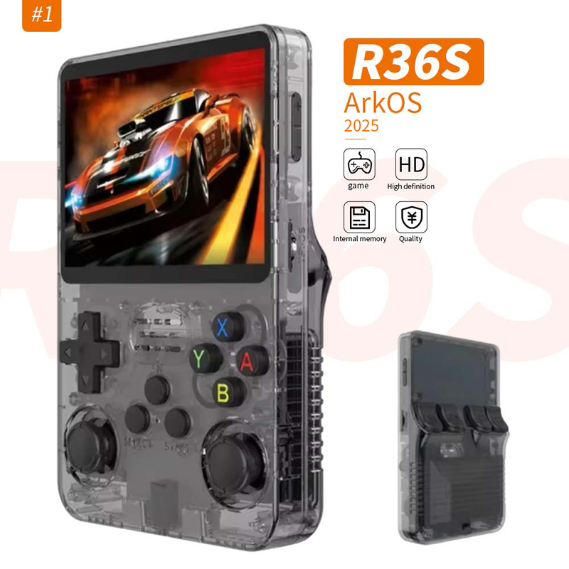 128GB Handheld Linux System 3.5-inch Screen 64GB Portable Pocket Game Console R36S_voghion.com