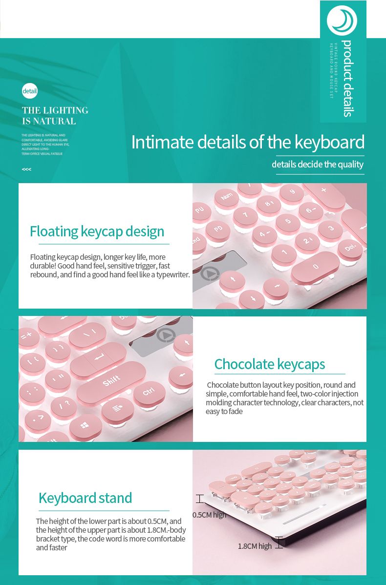 Ensemble clavier et souris de jeu Punk en trois pièces avec écouteurs, claviers lumineux, souris 3200 DPI, casque, ordinateur_voghion.com