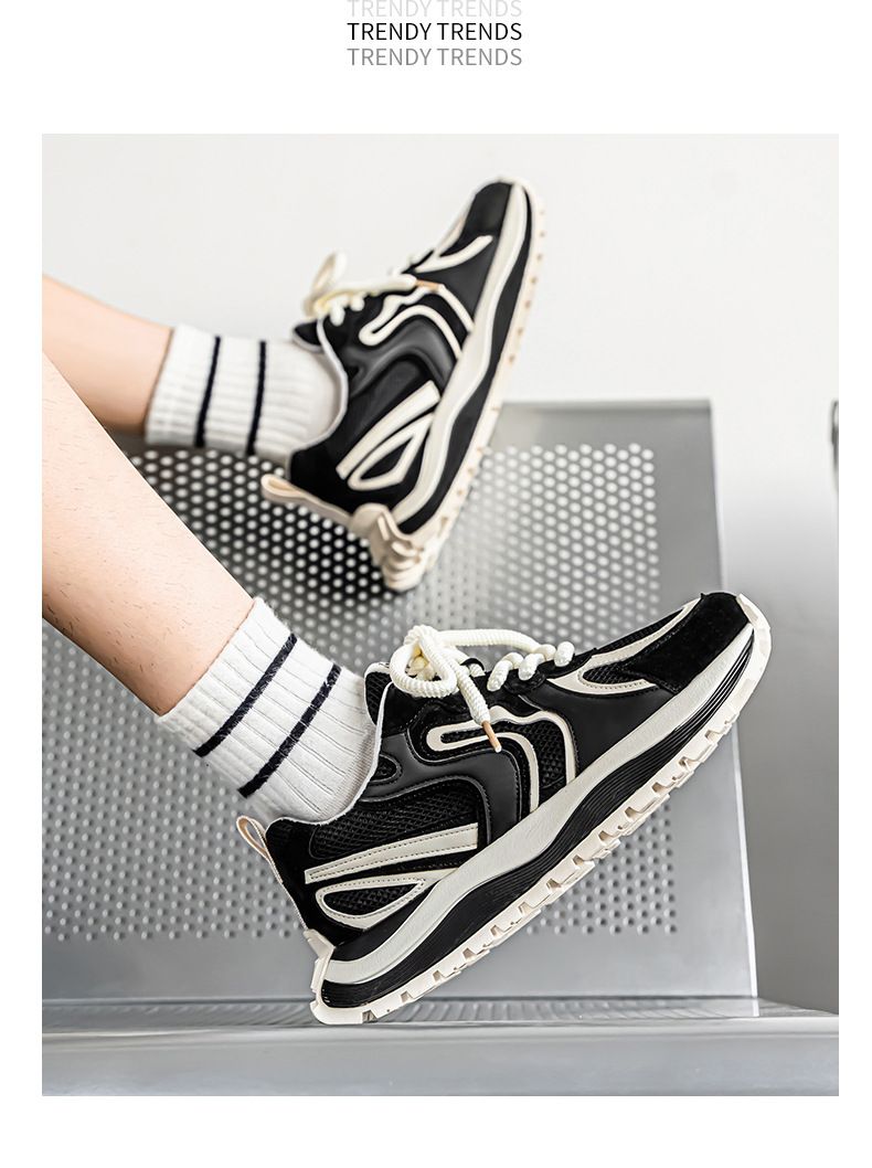 Scarpe da ginnastica casual versatili traspiranti in mesh estive 2025 da uomo, con suola morbida, leggere, da corsa, per papà_voghion.com
