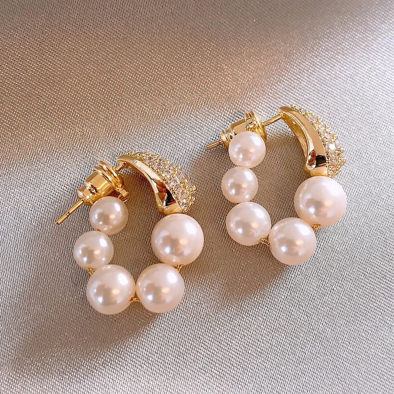 【 4882 People's Collection 】 Zircon Pearl For Women's New High-end Design, Exquisite, Luxurious, Unique, Fashionable,_voghion.com