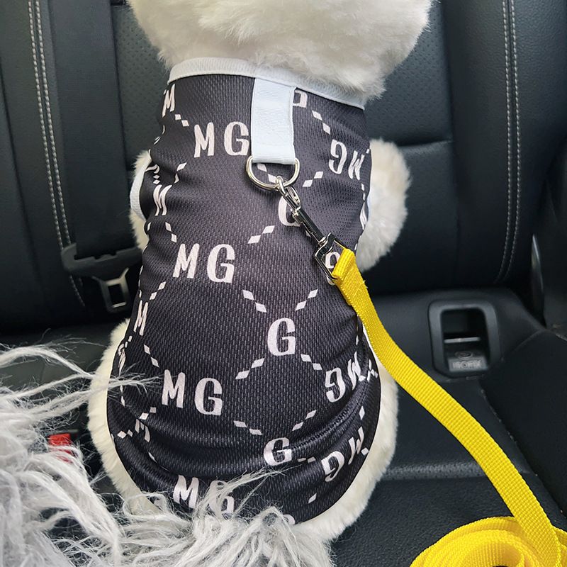 Pet Clothes For Dogs Small Dogs Puppies Cats Rabbits Anti Hair Loss Summer Thin Breathable Pull Ring Vest_voghion.com