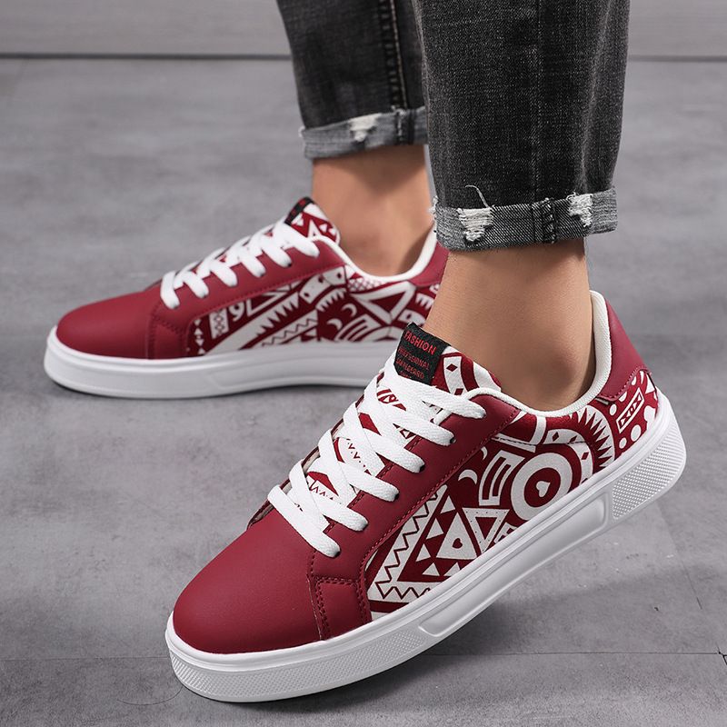 Tendenza estiva Graffiti Studenti Moda Traspirante Trendy Coppia Uomo E Donna Tela, Versatile Casual Board_voghion.com