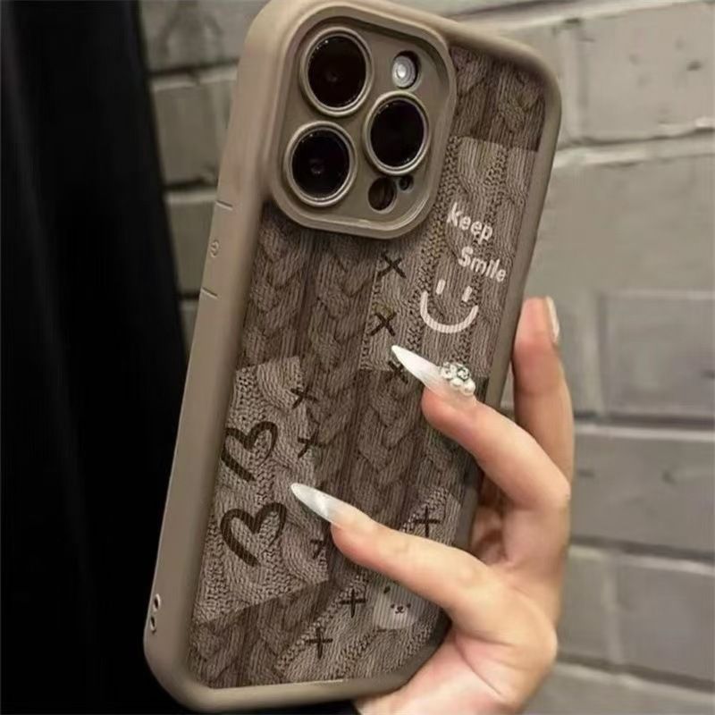 Populārais Emery ir piemērots Iphone16 mobilā telefona korpusam Cute Iphone15promax Anti-drop 14/13pro12_voghion.com