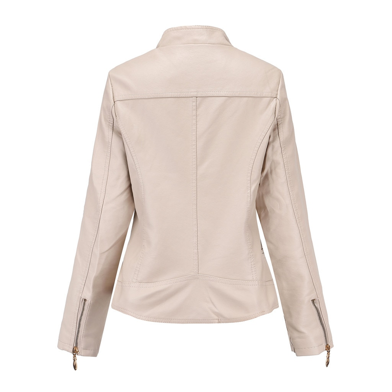 Langarm Fleece Kapuzenmantel Jacke Reißverschluss Mantel Outwear Kurz Winter Warm Top Ledermantel Damen Mantel Und_voghion.com