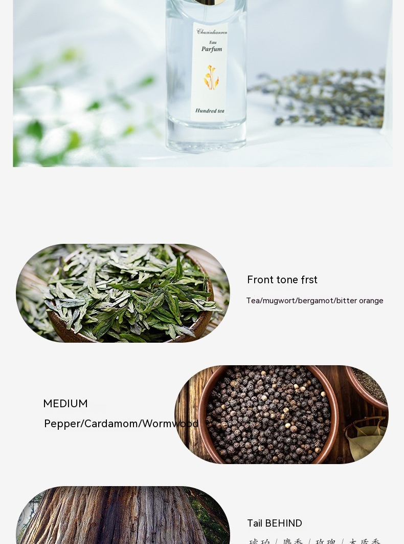 Nieuwe Parfum Witte Thee voor Nieuwe Liefde Mannen Parfum Langdurige Geur Verse Thee Witte Thee Oceaan Parfum voor Mannen 50ml_voghion.com