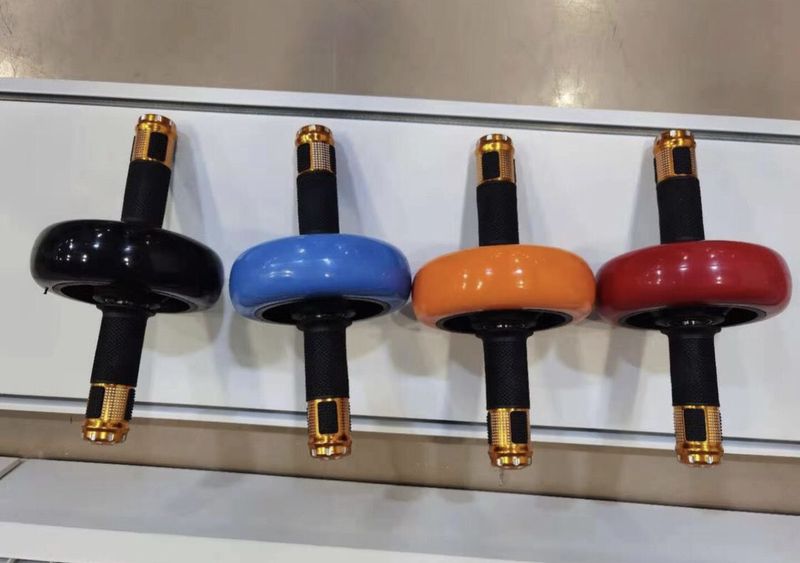 Equipamento masculino de roda dupla com rolamento saudável, treinador de músculos abdominais em casa, exercício corporal para emagrecer a barriga_voghion.com