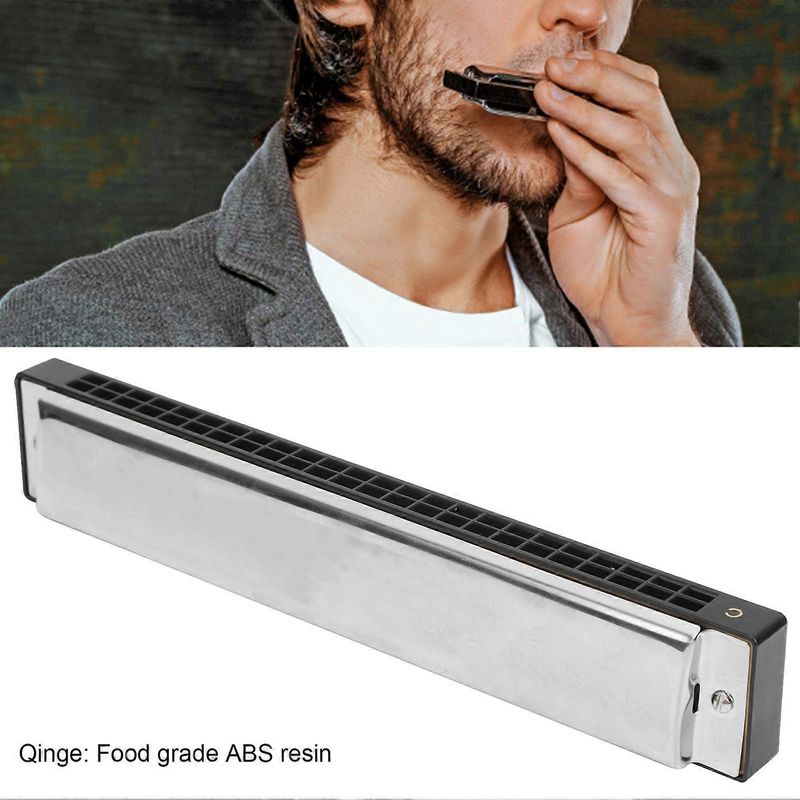24-gaats mondharmonica C-toonsoort octaafstemming beginners populaire muziekinstrumentbenodigdheden_voghion.com
