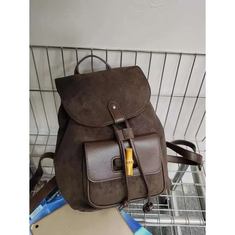 Zaino piccolo da viaggio per studenti, autunno inverno, borsa a tracolla singola opaca, borsa tote alla moda_voghion.com