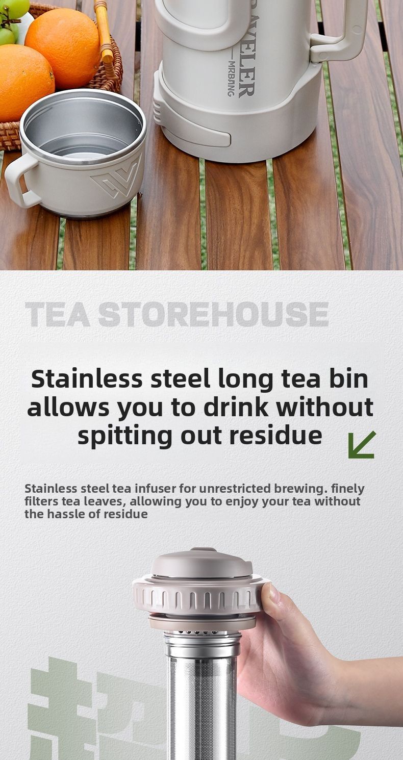 Tazza termica per alimenti in acciaio inossidabile, portatile, per sport all'aria aperta, extra large, per auto e viaggi_voghion.com