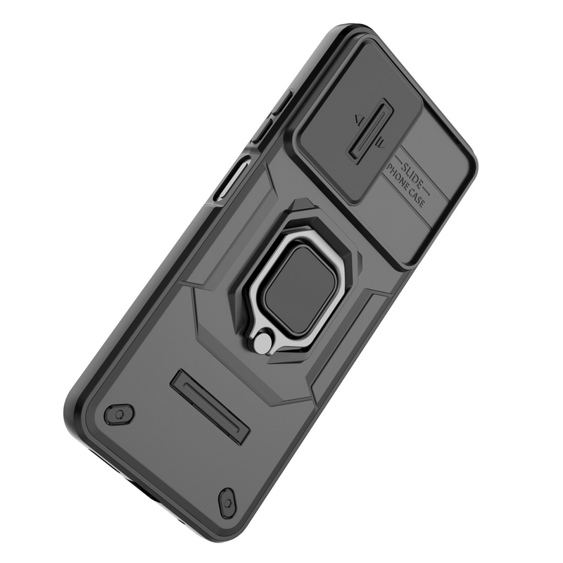 Funda protectora de lente de cámara deslizante para Samsung S23 Ultra S23 + Galaxy A54 A34 A24 A14 hebilla de anillo de Metal para coche_voghion.com