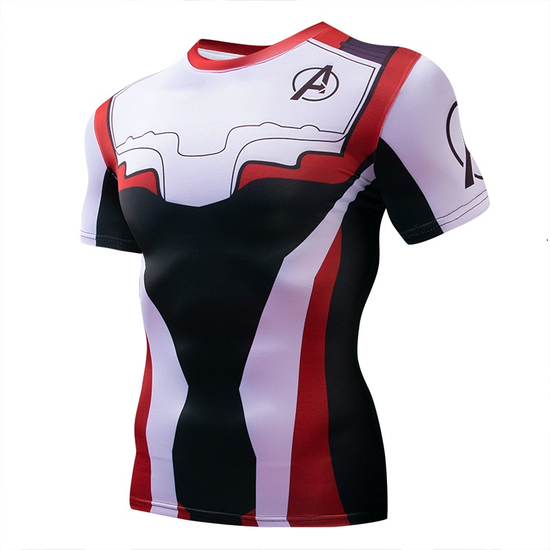 Hardloop-T-shirts voor heren 3D-geprinte Soldier Winter-T-shirts Mouwloze compressie-T-shirts voor heren Sport-T-shirts voor heren Hardlopen Training_voghion.com
