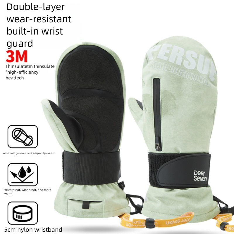 25 nuovi guanti da sci, snowboard, carving, caldi, con protezione per il polso, touchscreen, antivento, impermeabili, unisex, senza dita, 3M_voghion.com