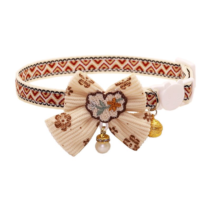 Collare Cross-Bordr Pt Wholsal Coff Color Ti Pndant Bad Lac Bow Bll Cat Ncklac Anti-Soffocamento Safty_voghion.com