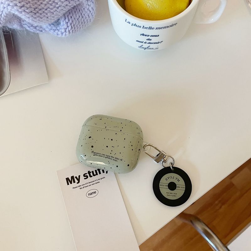 Light Matcha Green Splash 3 Schutzhülle 1 kabellose Bluetooth AIPods Ohrhörer 3. passend für AirPods 4 2. weich_voghion.com