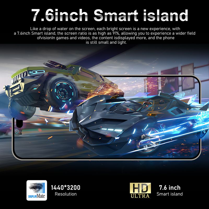 I15ProMax Smartphone 16 + 1T Android 7,3-Zoll-Großbildschirm Ozon Heißer Verkauf_voghion.com