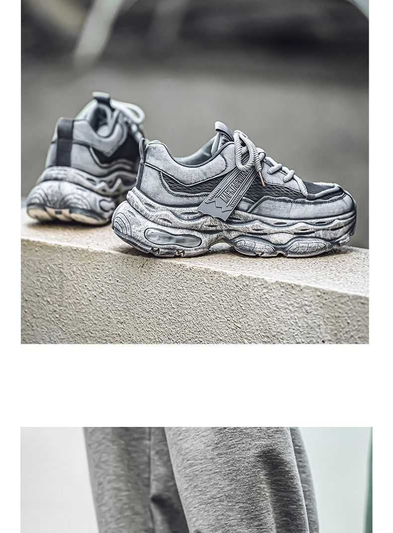 Men's 2025 Mesh Versatile Dad Summer Breathable Thick Sole Height Increasing Casual Sports Shoes Z-7_voghion.com